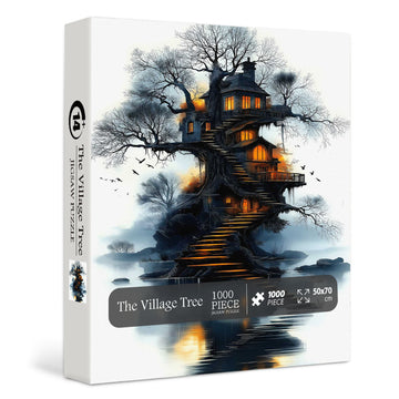Il puzzle di un puzzle del villaggio 1000 pezzi